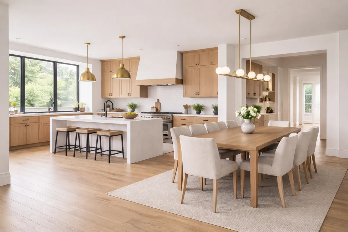 Updated plumbing and lighting fixtures in a Cleveland home